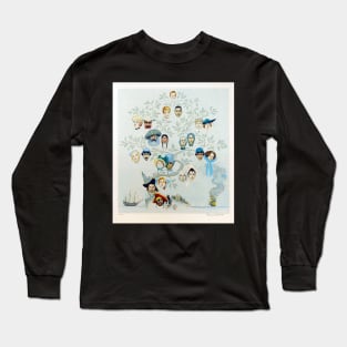 A Family Tree 1959 - Norman Rockwell Long Sleeve T-Shirt